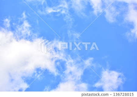  Blue sky and clouds 136728015