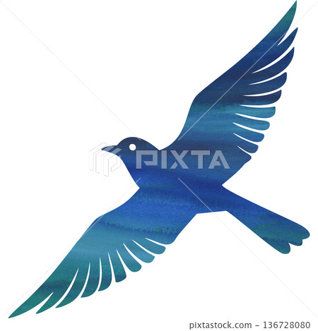 Beautiful watercolor bird icon image illustration Beautiful watercolor bird icon image illustration 136728080