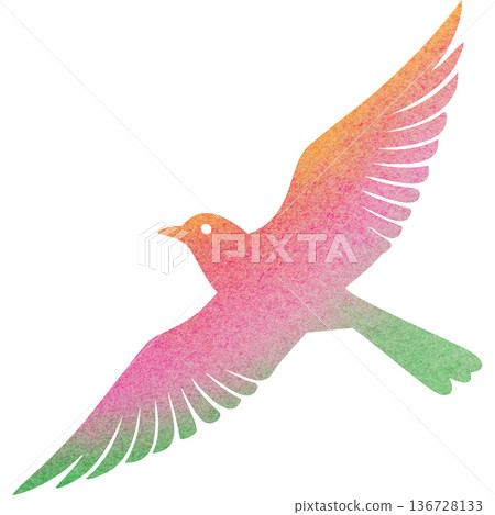 Beautiful watercolor bird icon image illustration Beautiful watercolor bird icon image illustration 136728133
