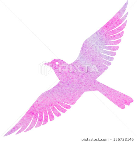 Beautiful watercolor bird icon image illustration Beautiful watercolor bird icon image illustration 136728146