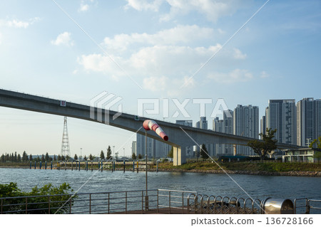 Han River bike path Han River bike path 136728166