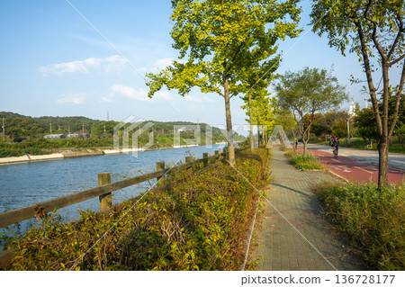 Han River bike path 136728177