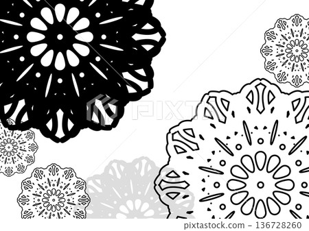 單色蕾絲背景,精緻的桌布圖案裝飾紋理,復古風格的蕾絲裝飾 單色蕾絲背景,精緻的桌布圖案裝飾紋理,復古風格的蕾絲裝飾 136728260