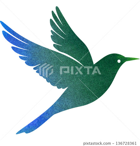 美麗的水彩鳥圖示圖像的插圖 美麗的水彩鳥圖示圖像的插圖 136728361