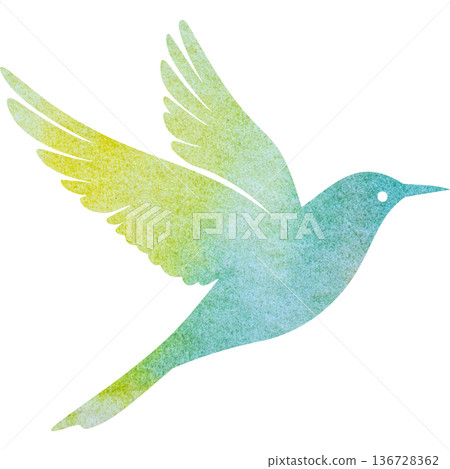 Beautiful watercolor bird icon image illustration Beautiful watercolor bird icon image illustration 136728362