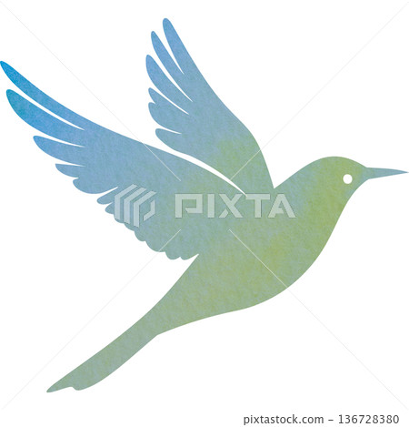 Beautiful watercolor bird icon image illustration Beautiful watercolor bird icon image illustration 136728380