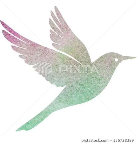 Beautiful watercolor bird icon image illustration Beautiful watercolor bird icon image illustration 136728389