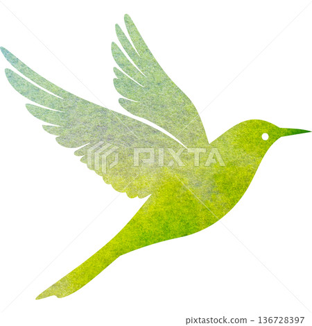 Beautiful watercolor bird icon image illustration Beautiful watercolor bird icon image illustration 136728397