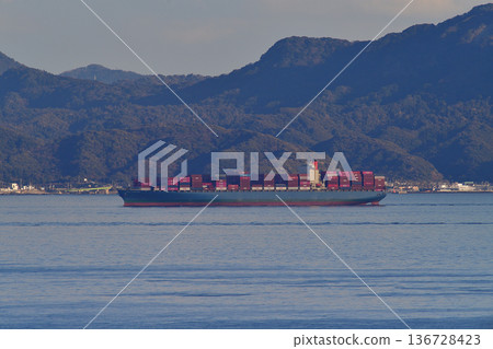 Mitsui O.S.K. Lines Uraga Channel MOL CREATION Container Ship 136728423