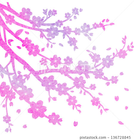 Beautiful watercolor cherry blossom tree icon image illustration Beautiful watercolor cherry blossom tree icon image illustration 136728845