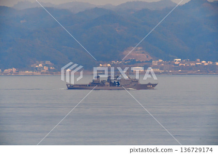 日本海上自衛隊浦賀水道千代田ASR-404潛水艇救援船 136729174