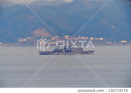 日本海上自衛隊浦賀水道千代田ASR-404潛水艇救援船 136729176