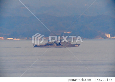日本海上自衛隊浦賀水道千代田ASR-404潛水艇救援船 136729177