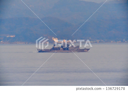 日本海上自衛隊浦賀水道千代田ASR-404潛水艇救援船 136729178