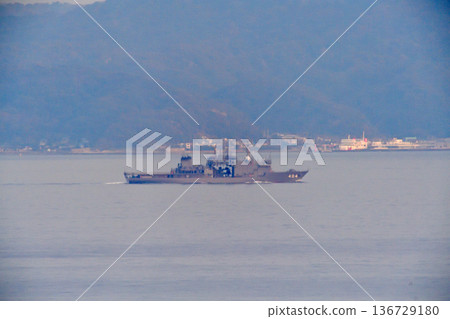日本海上自衛隊浦賀水道千代田ASR-404潛水艇救援船 136729180