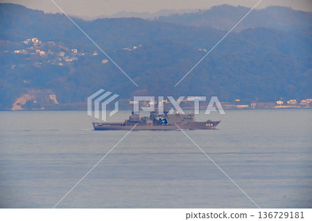 日本海上自衛隊浦賀水道千代田ASR-404潛水艇救援船 136729181