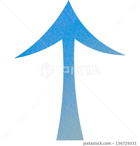 美麗的水彩箭頭圖示圖像插圖 136729331