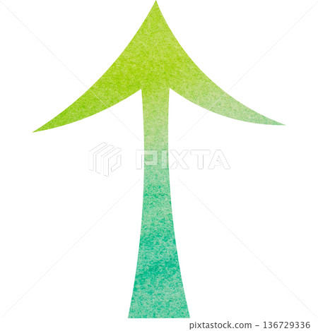 Beautiful watercolor arrow icon image illustration Beautiful watercolor arrow icon image illustration 136729336