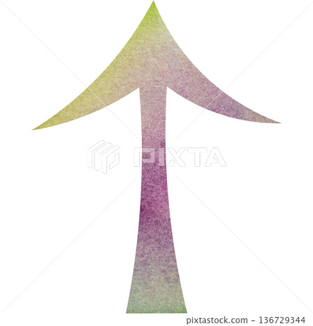 Beautiful watercolor arrow icon image illustration Beautiful watercolor arrow icon image illustration 136729344