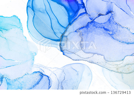 Alcohol ink adult beautiful background image Alcohol ink adult beautiful background image 136729413
