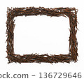 Rusty Nail Picture Frame 136729646