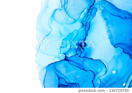 Alcohol ink adult beautiful background image 136729780