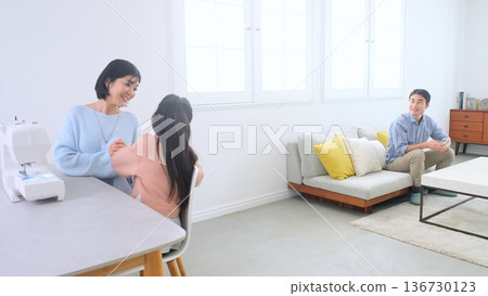 家庭對話縫紉機圖片 136730123