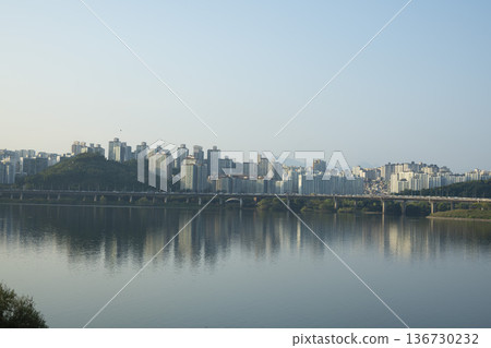 Han River bike path Han River bike path 136730232