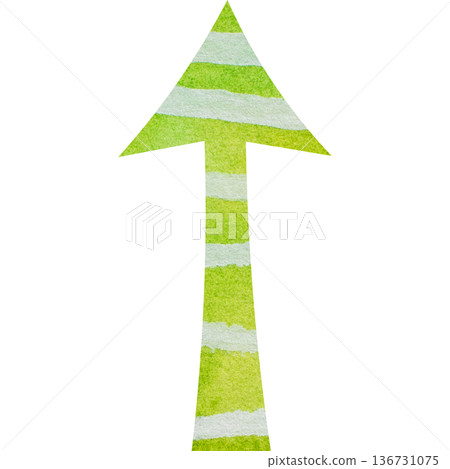 Beautiful watercolor arrow icon image illustration Beautiful watercolor arrow icon image illustration 136731075