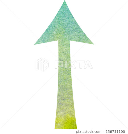美麗的水彩箭頭圖示圖像插圖 136731100