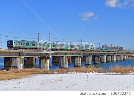 東海道本線、茅崎平塚、JR東日本、E231系列1000系列、U584(小山) 東海道本線、茅崎平塚、JR東日本、E231系列1000系列、U584(小山) 136732245