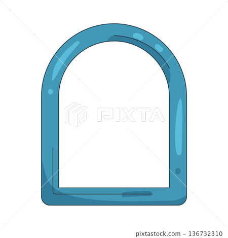 Illustration of plastic arch Illustration of plastic arch 136732310