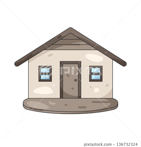 Illustration of house Illustration of house 136732324