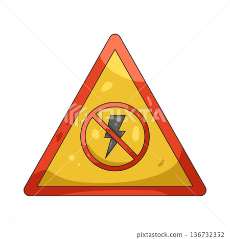 Illustration of no electricity 136732352