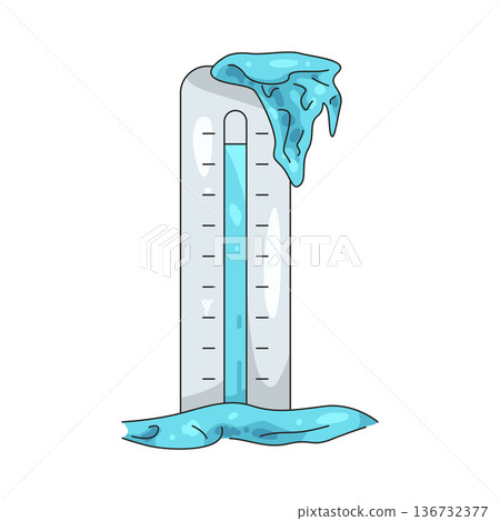 Illustration of Low temperature Illustration of Low temperature 136732377