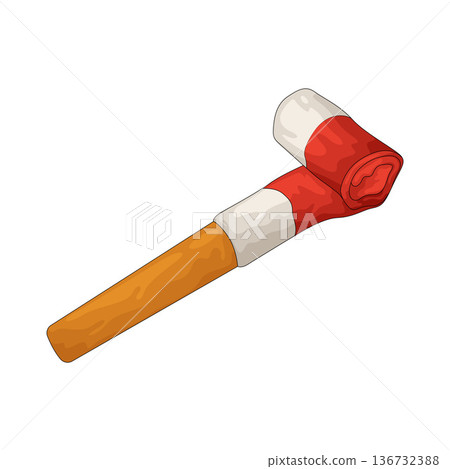 Illustration of party whistle Illustration of party whistle 136732388