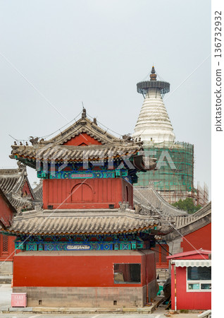 Temple of Ancient Monarchs in Xicheng District in Beijing, China 136732932