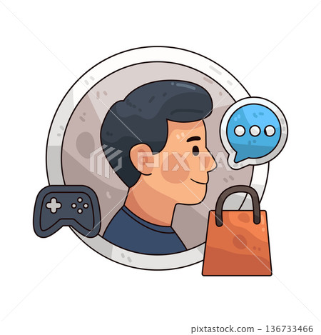 Illustration of user persona 136733466