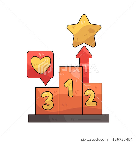 Illustration of Ranking Illustration of Ranking 136733494