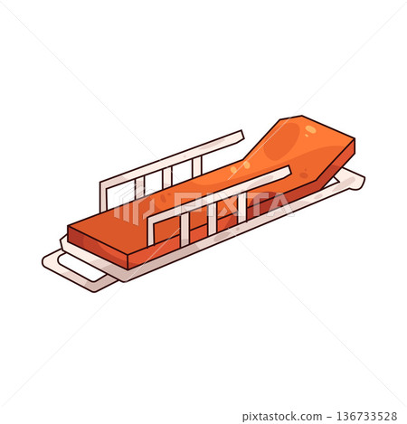 Illustration of stretcher 136733528