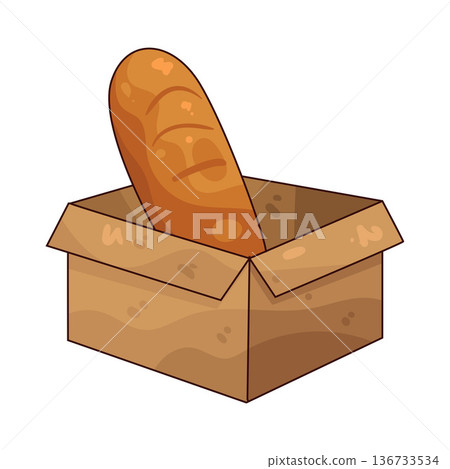 Illustration of food supply 136733534