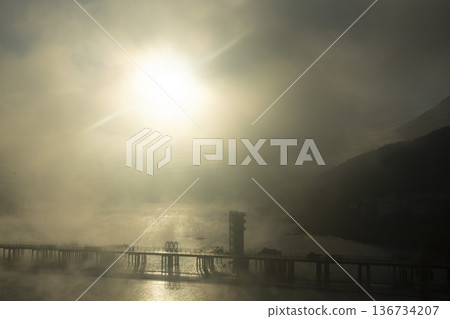 Han River bike path Han River bike path 136734207