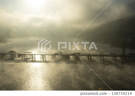 Han River bike path Han River bike path 136734214