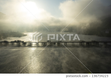 Han River bike path Han River bike path 136734223
