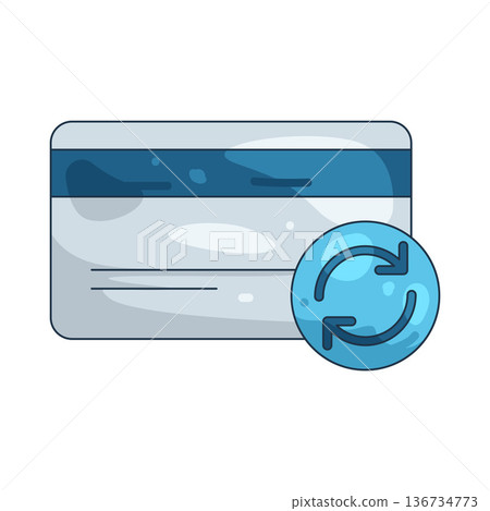 Illustration of Card refresh 136734773