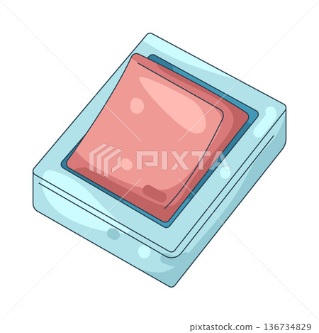 Illustration of plastic switch Illustration of plastic switch 136734829