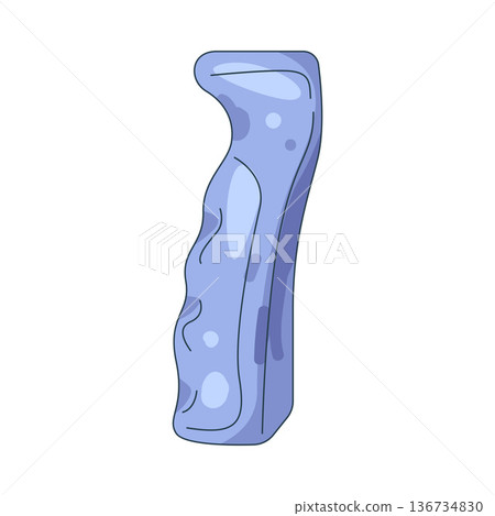 Illustration of plastic grip Illustration of plastic grip 136734830