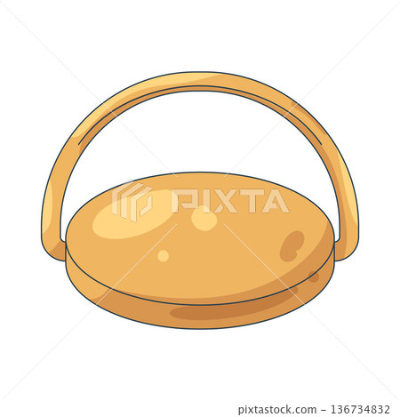 Illustration of plastic jar cap Illustration of plastic jar cap 136734832