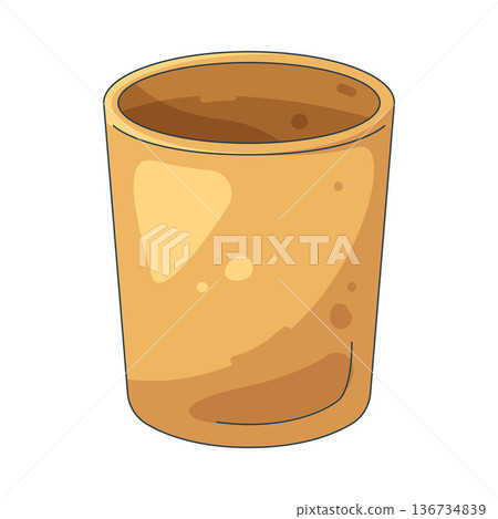 Illustration of plastic cup Illustration of plastic cup 136734839