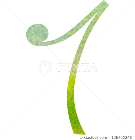 美麗的水彩畫第八休息圖示圖像插圖 美麗的水彩畫第八休息圖示圖像插圖 136735248